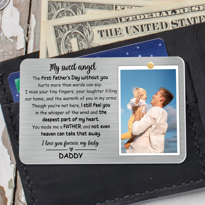 My Sweet Angel, The First Father's Day Without You, Heart and Father with Child