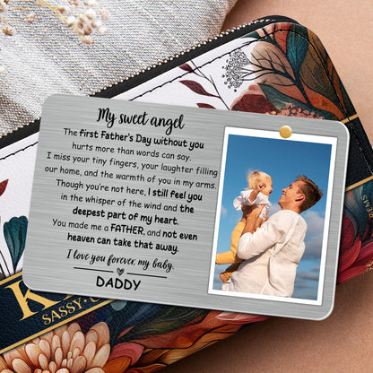 My Sweet Angel, The First Father's Day Without You, Heart and Father with Child