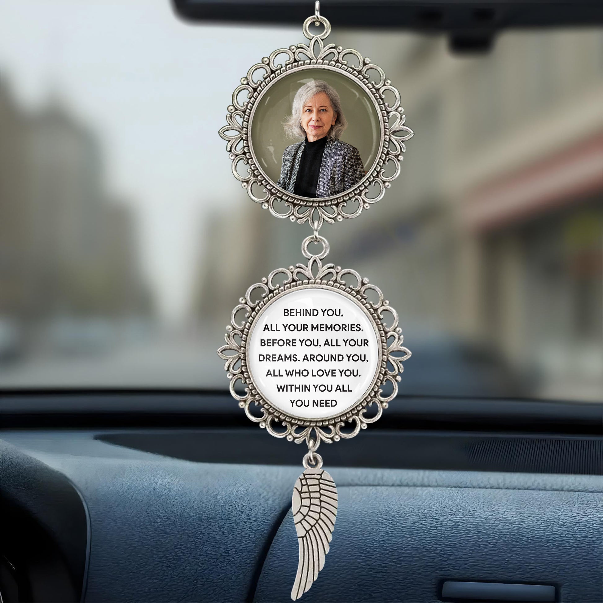 Behind You, All Your Memories, Angel Wing and Pendant Charm