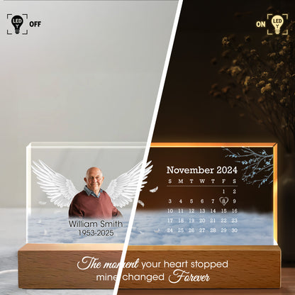 The Moment Your Heart Stopped Mine Changed Forever, Wings and Calendar