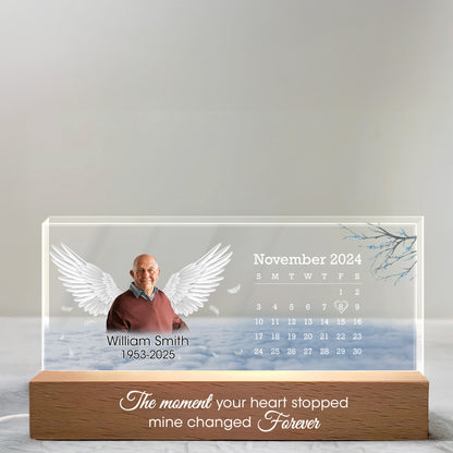 The Moment Your Heart Stopped Mine Changed Forever, Wings and Calendar