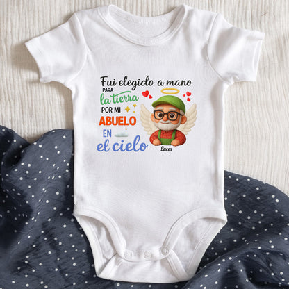 Fui elegido a mano para la tierra por mi abuelo en el cielo, Angel and Hearts