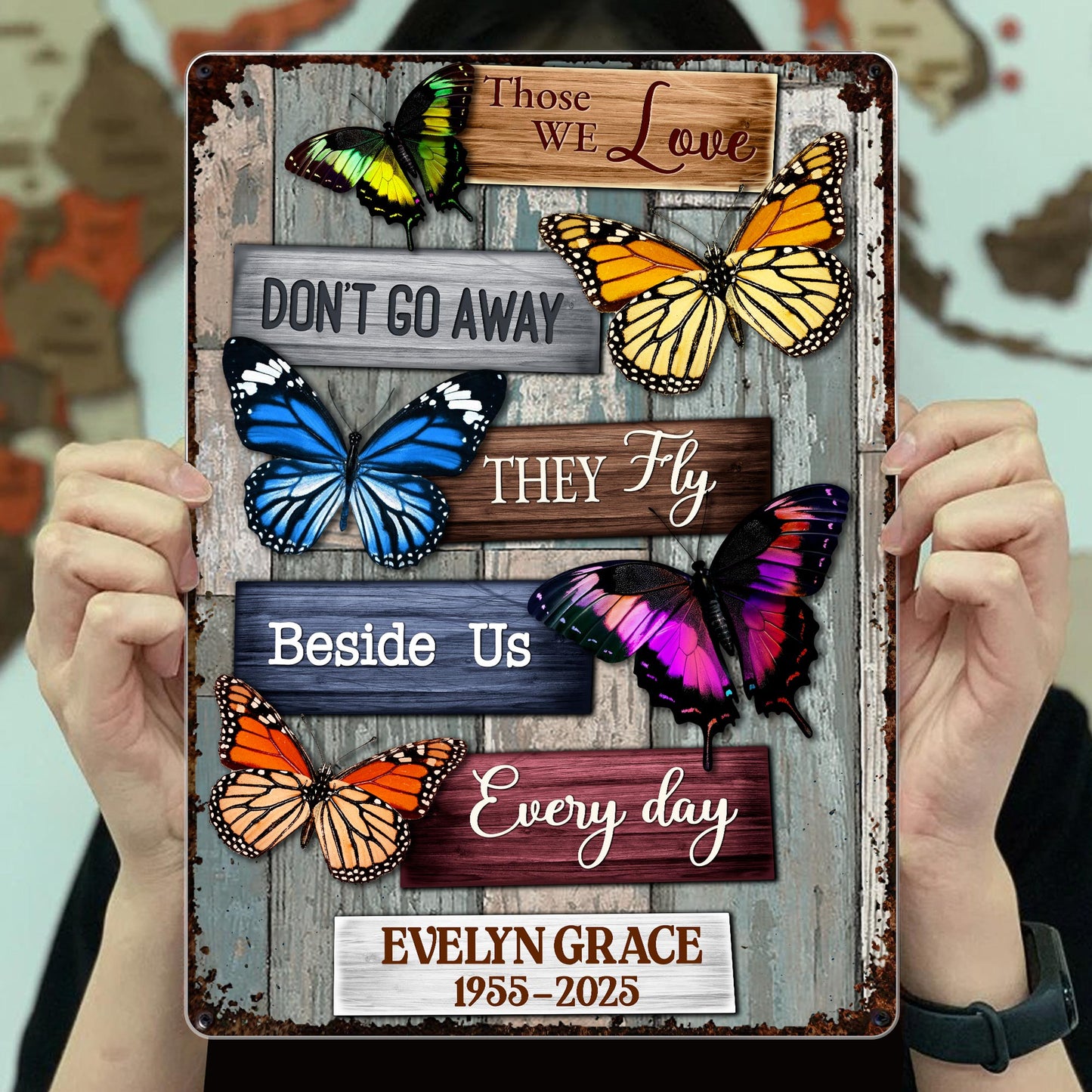 Those We Love Don't Go Away They Fly Beside Us Every Day