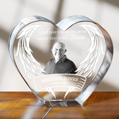 God Has You In His Arms. I Have You In My Heart, Wings And Heart