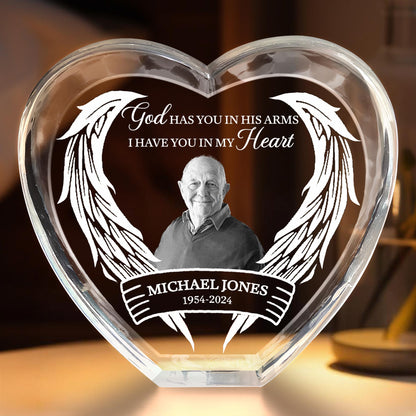 God Has You In His Arms. I Have You In My Heart, Wings And Heart