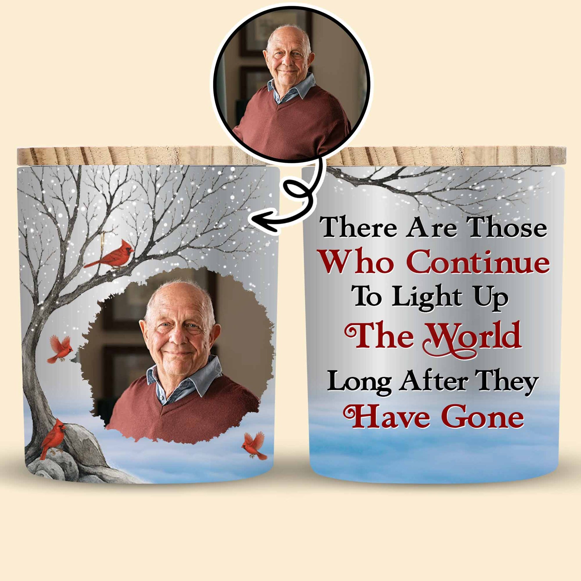 Capture Warm Memories With Winter Scene And Cardinal Birds