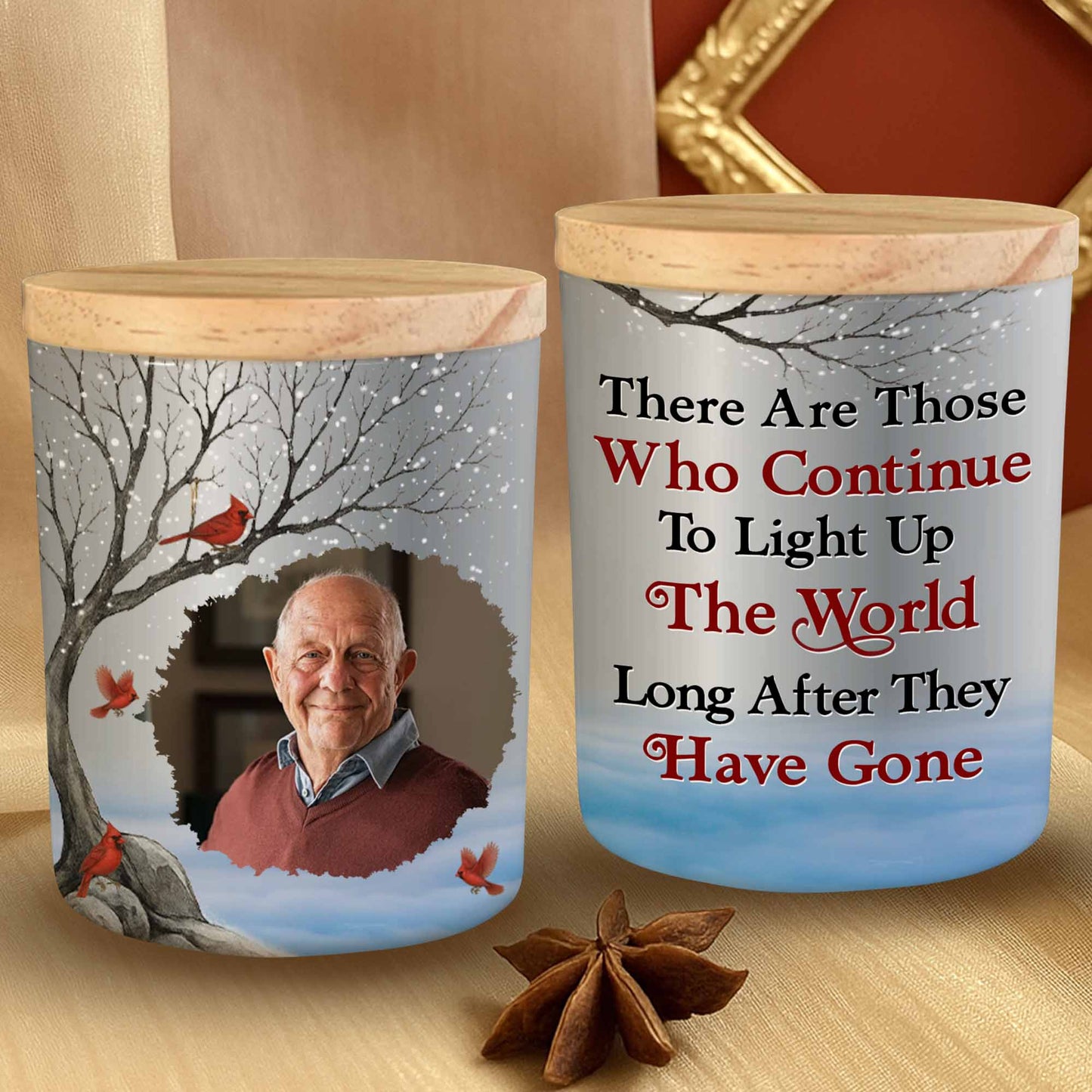 Capture Warm Memories With Winter Scene And Cardinal Birds