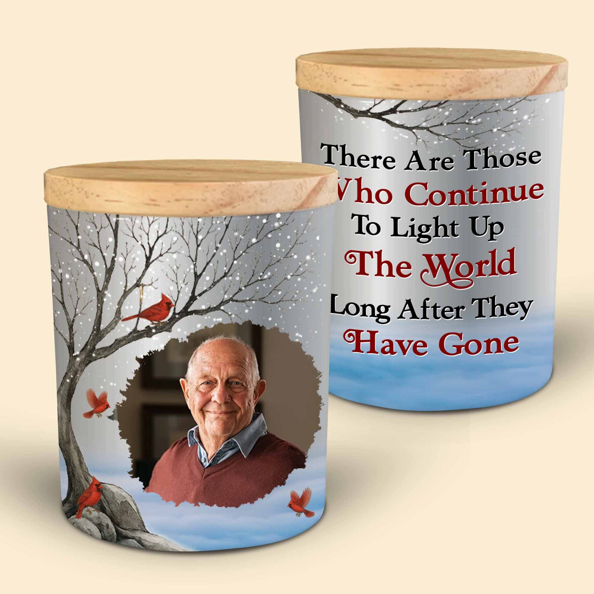 Capture Warm Memories With Winter Scene And Cardinal Birds