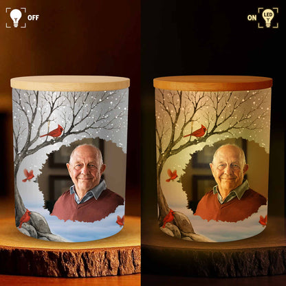 Capture Warm Memories With Winter Scene And Cardinal Birds