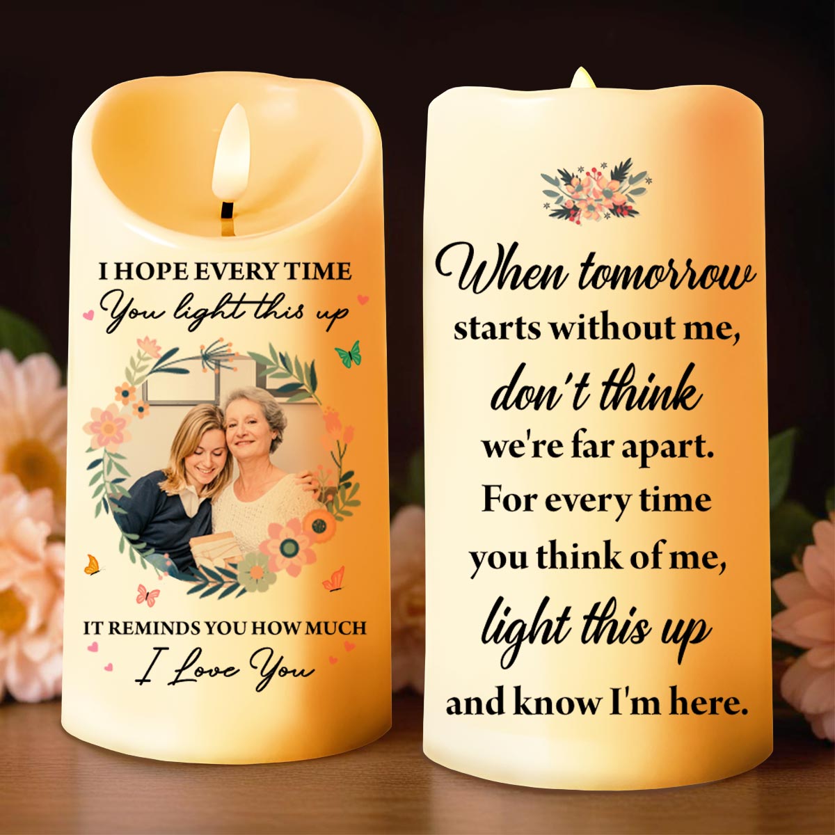 I Hope Every Time You Light This Up, Flowers and Butterflies