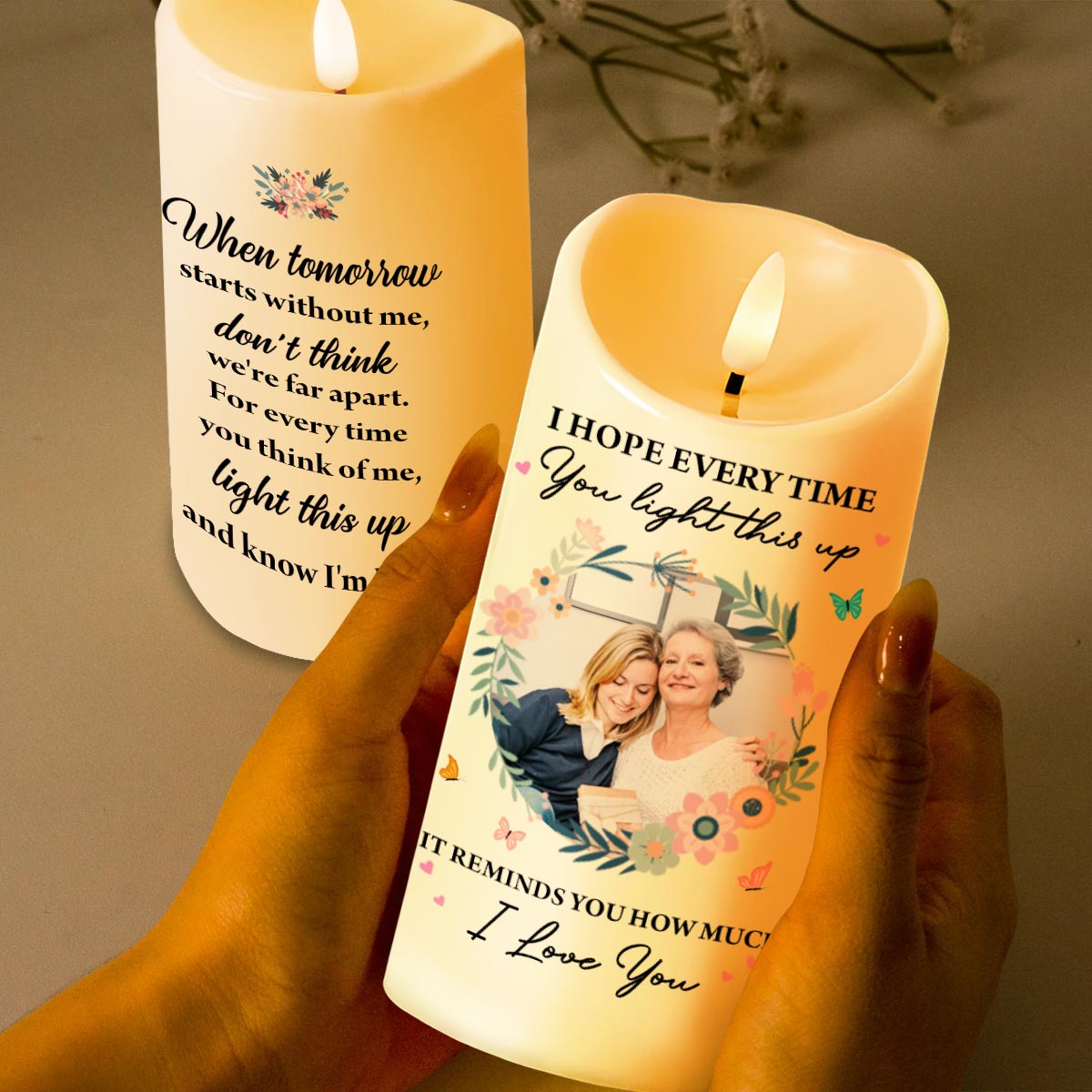 I Hope Every Time You Light This Up, Flowers and Butterflies