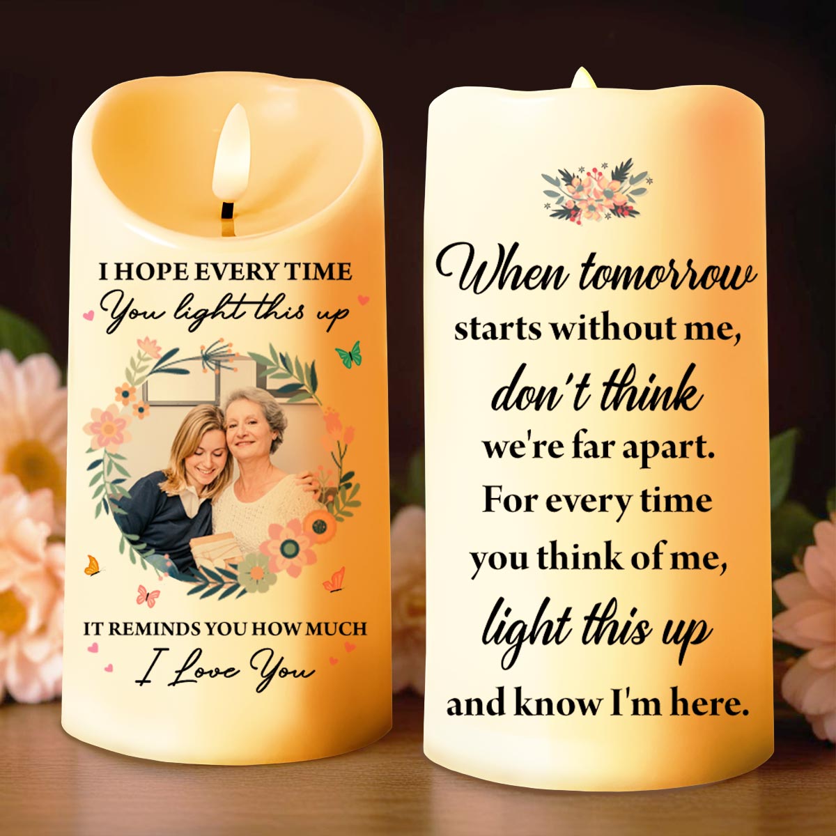 I Hope Every Time You Light This Up, Flowers and Butterflies