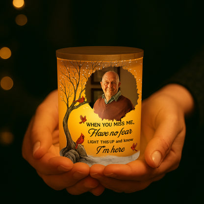 When You Miss Me Light This Up Cardinal And Trees