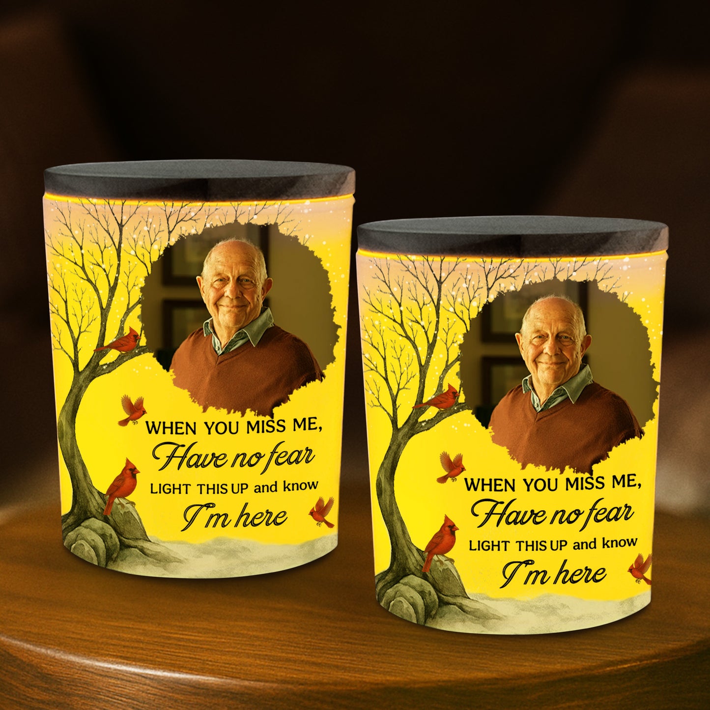 When You Miss Me Light This Up Cardinal And Trees