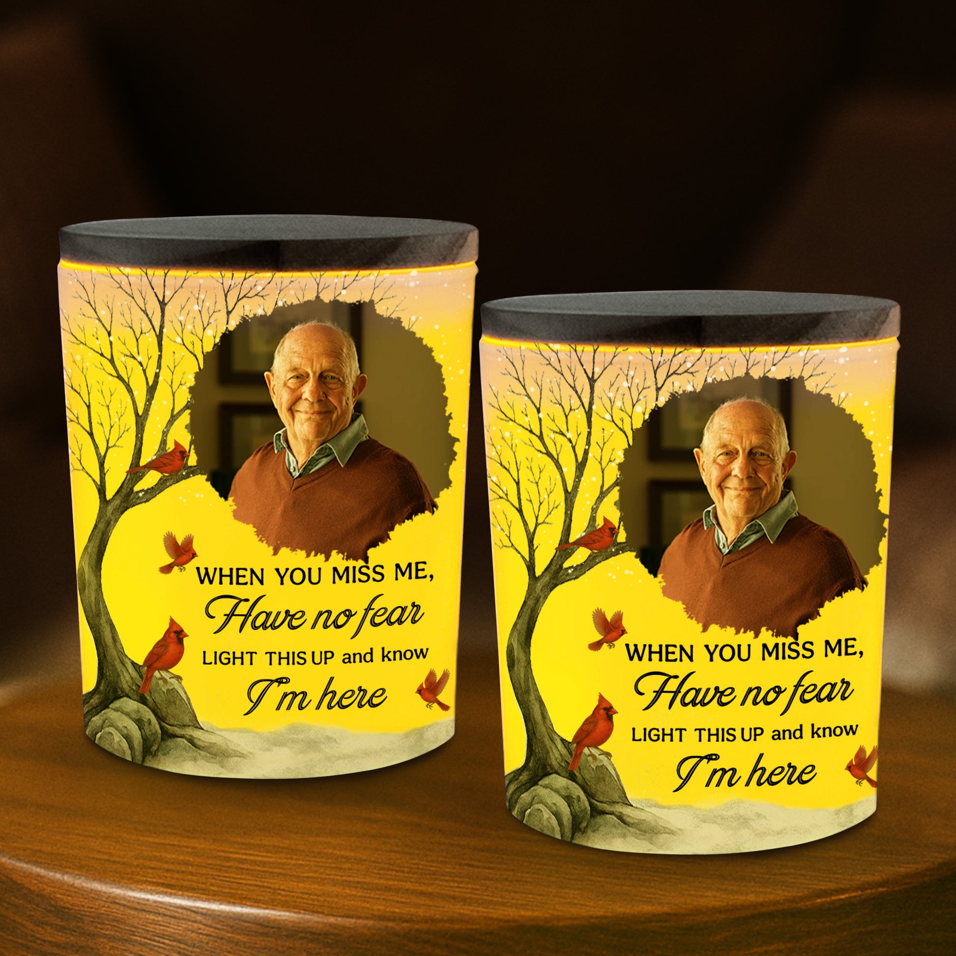 When You Miss Me Light This Up Cardinal And Trees