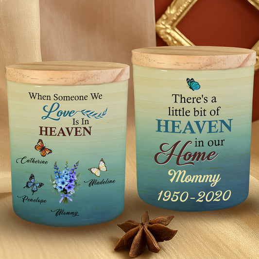 When Someone We Love Is In Heaven, Butterflies And Flowers