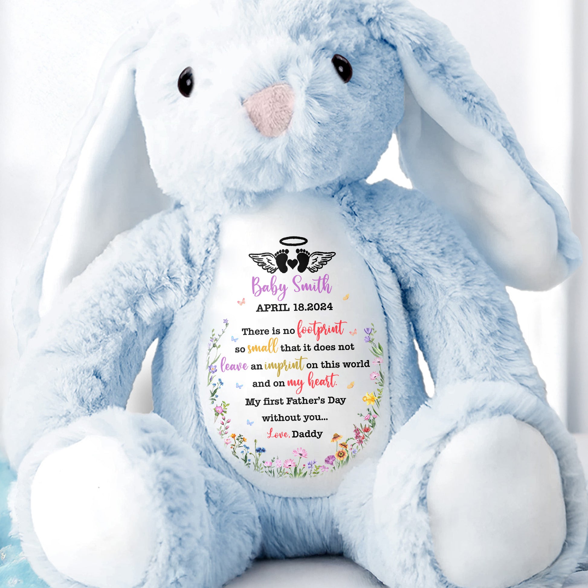 There Is No Footprint So Small That It Does Not Leave An Imprint, Floral Pattern and Hearts