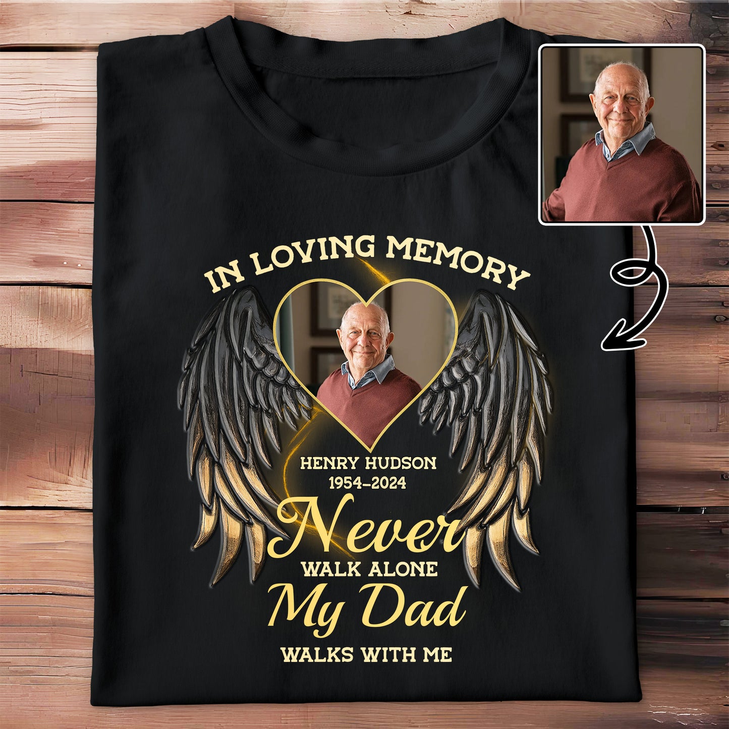 In Loving Memory, My Dad Forever In Heart