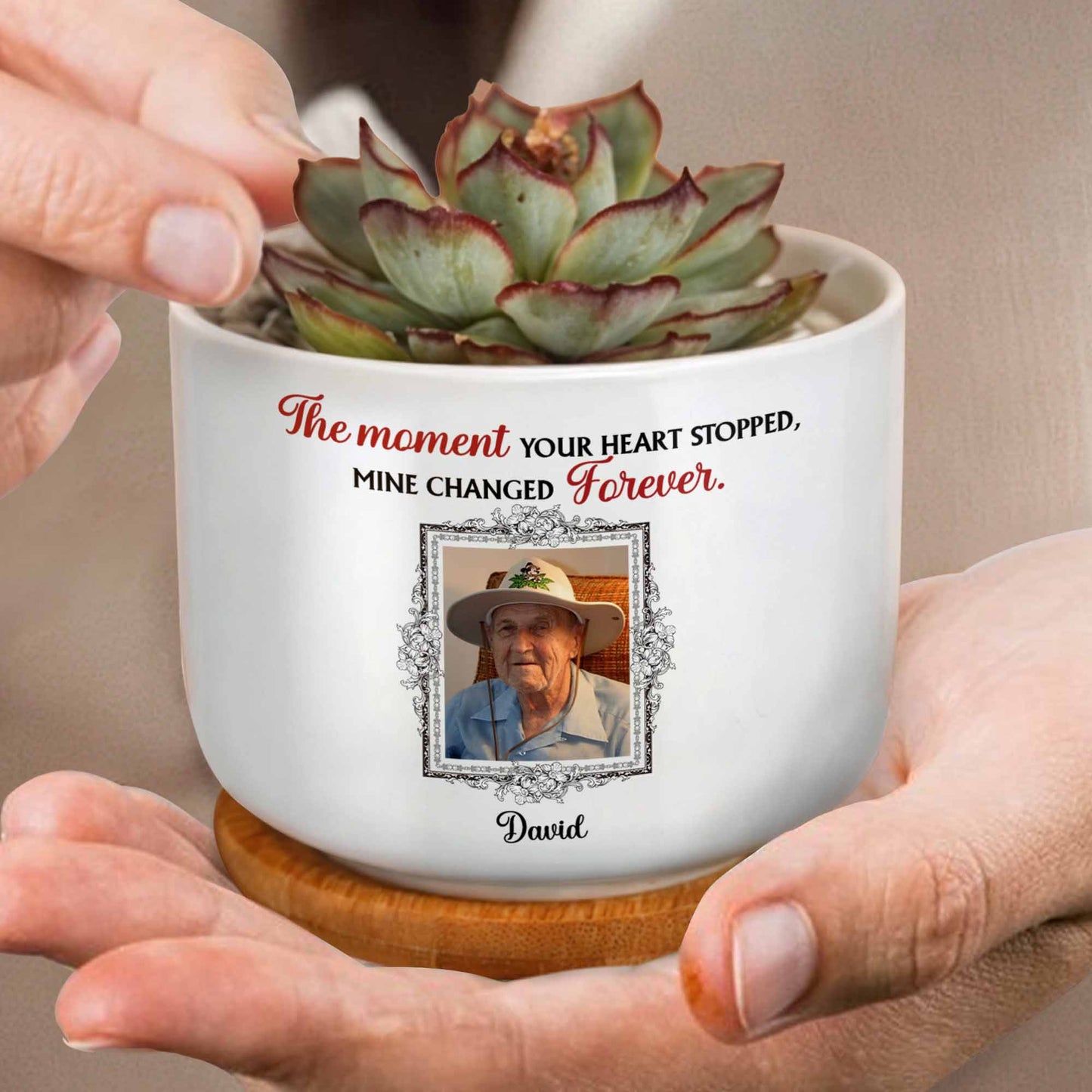 The Moment Your Heart Stopped, Mine Changed Forever, Calendar, Tree and Red Birds