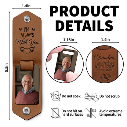 Grandpa, I Will Carry You Until I Can See You Again, Heart, Wings, And Bird