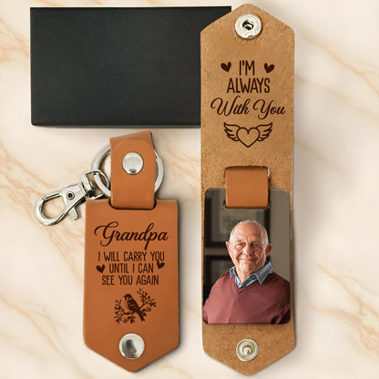 Grandpa, I Will Carry You Until I Can See You Again, Heart, Wings, And Bird