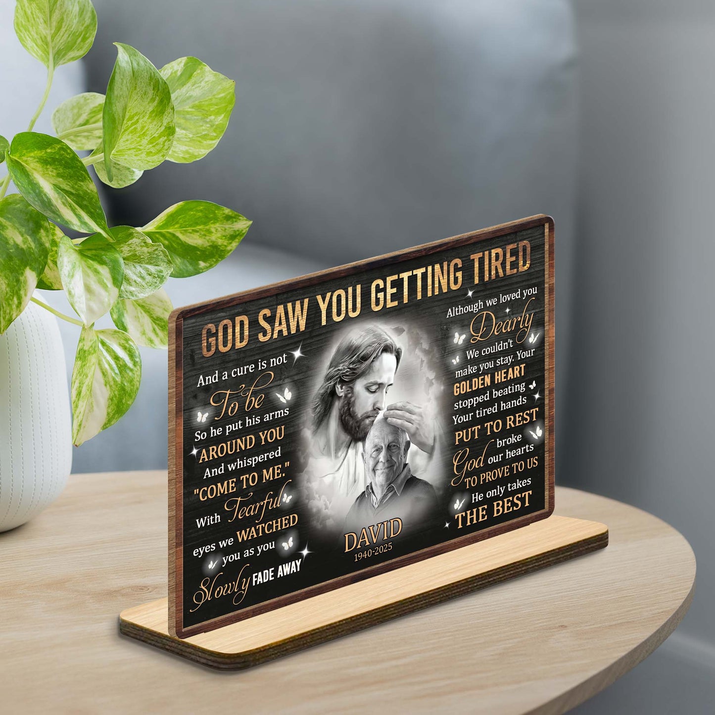 God Saw You Getting Tired, Religious Memorial Tribute