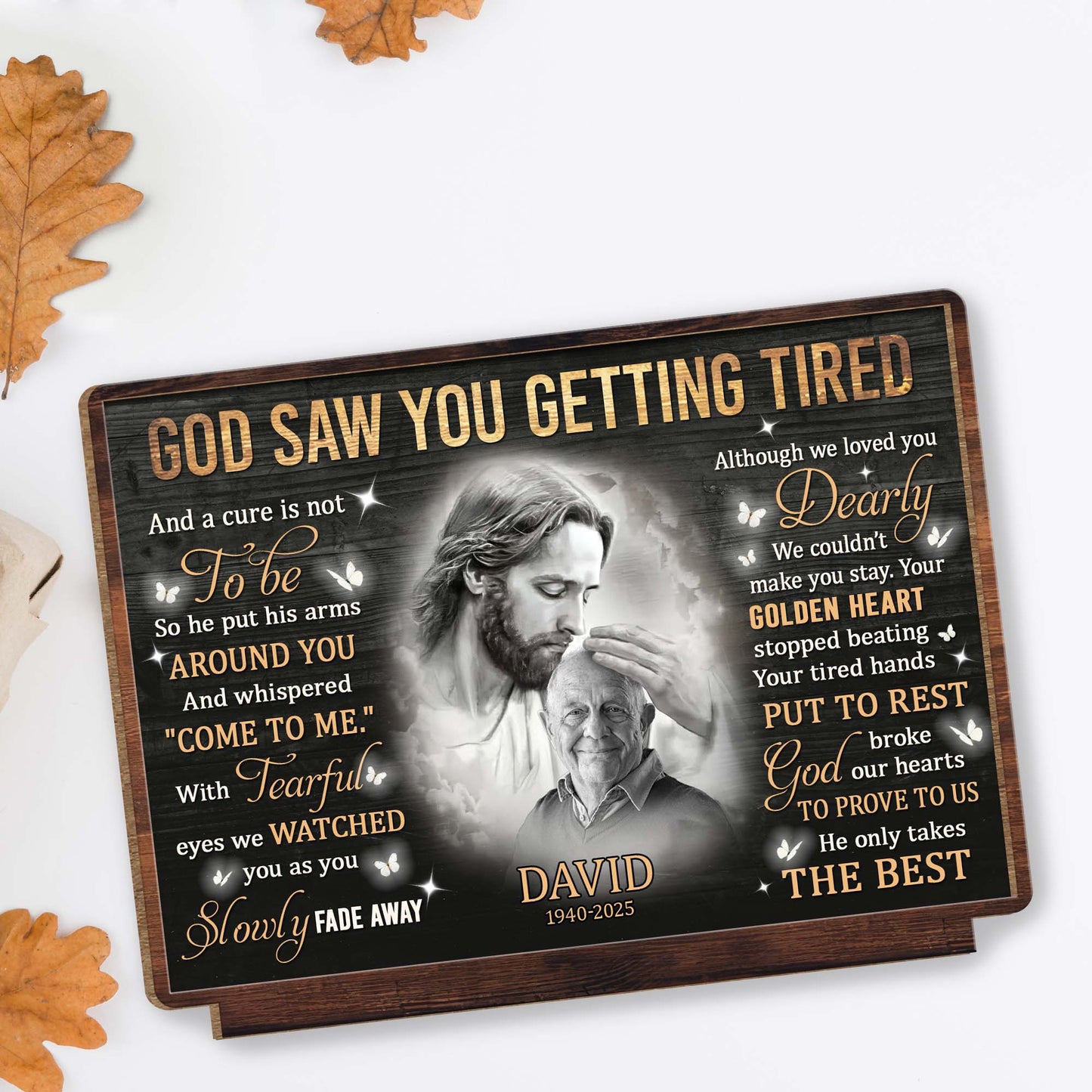 God Saw You Getting Tired, Religious Memorial Tribute