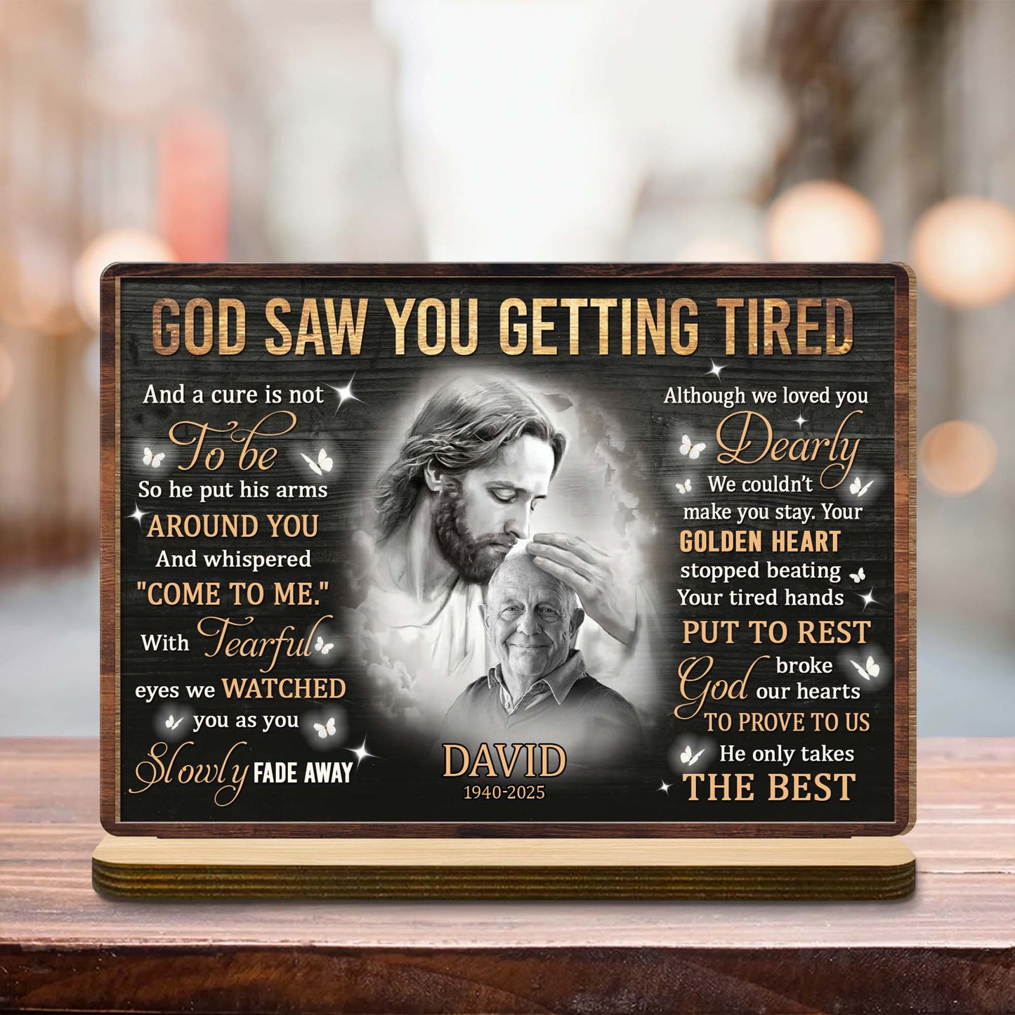 God Saw You Getting Tired, Religious Memorial Tribute