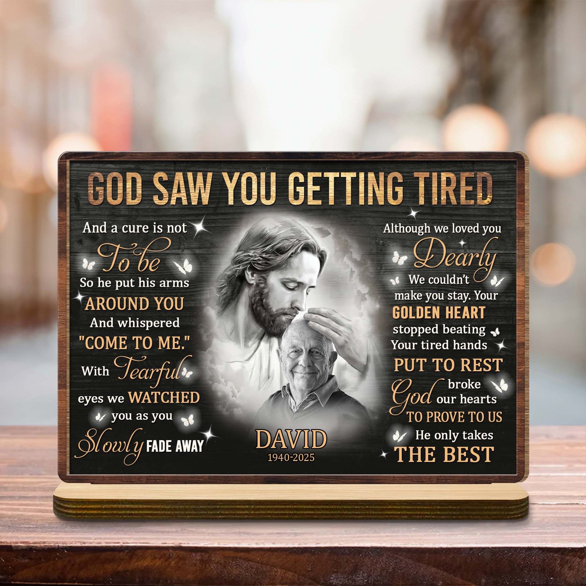 God Saw You Getting Tired, Religious Memorial Tribute