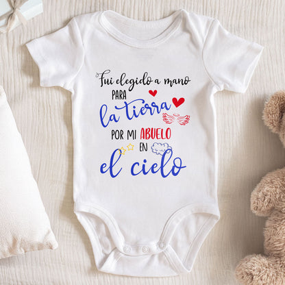 Chosen By My Grandfather In Heaven With Heart, Wings, and Star