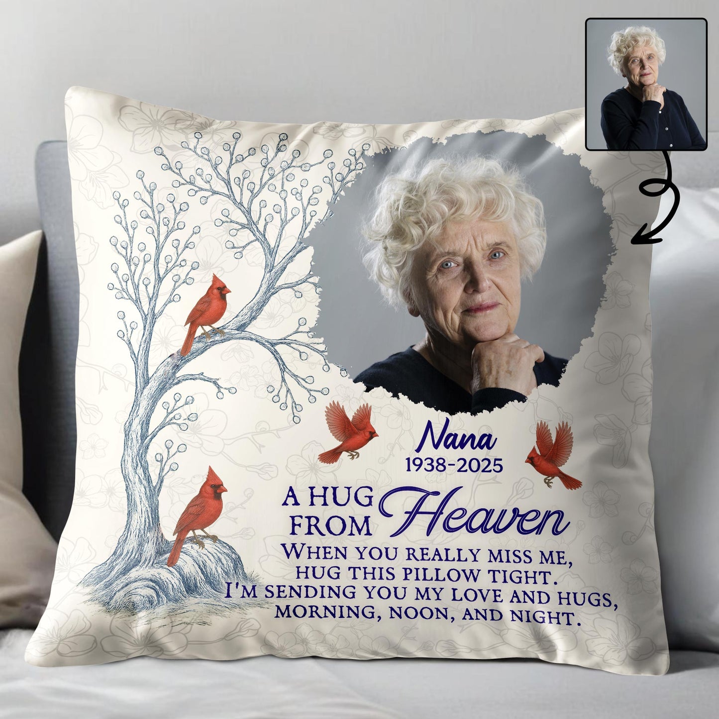 A Hug From Heaven, Tree And Birds