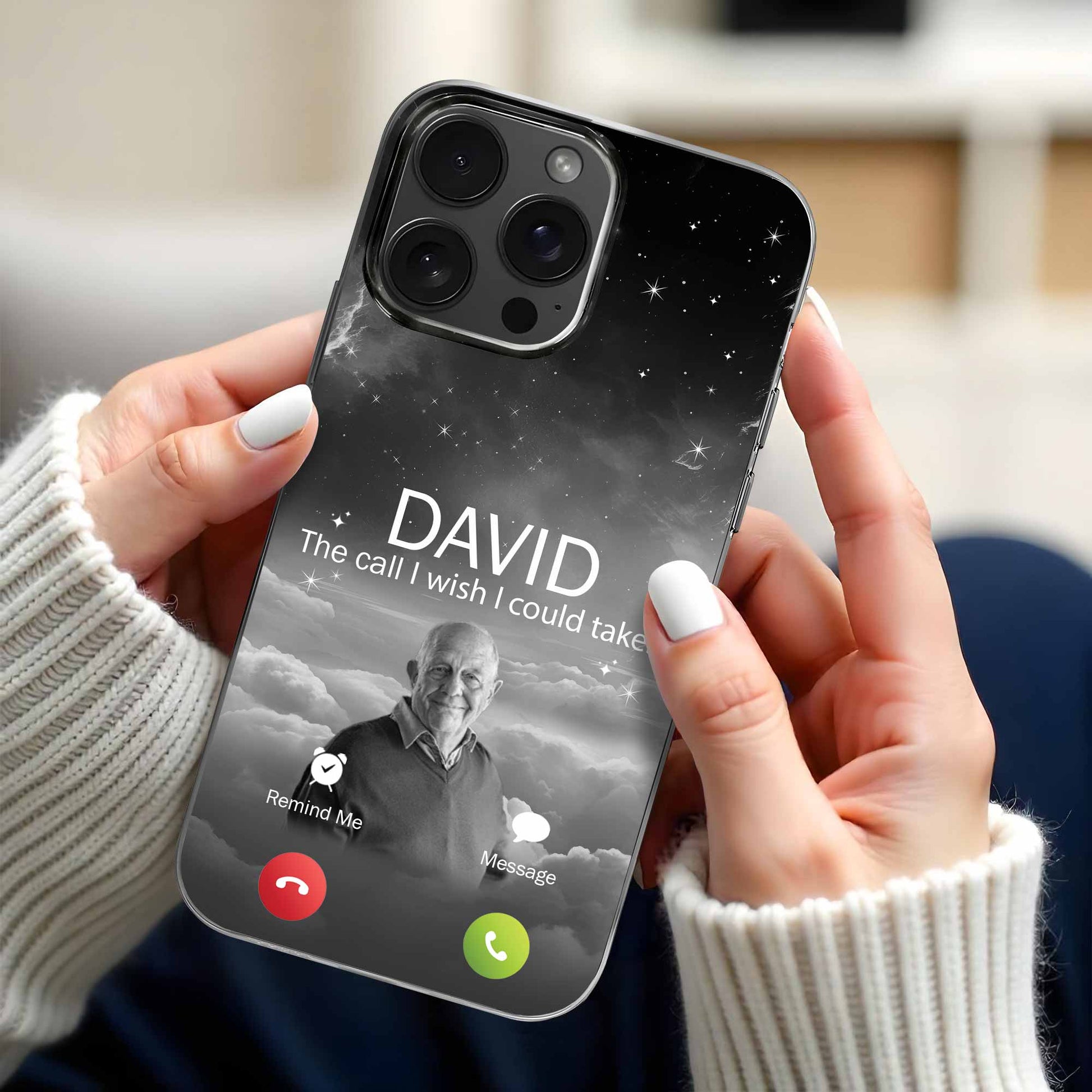 The Call I Wish I Could Take, Stars and Elderly Man