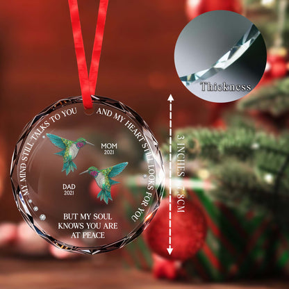 Mon esprit te parle encore - Décoration en verre personnalisée en forme de cercle - HME244_CGOR 