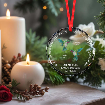 Mon esprit te parle encore - Décoration en verre personnalisée en forme de cercle - HME244_CGOR 