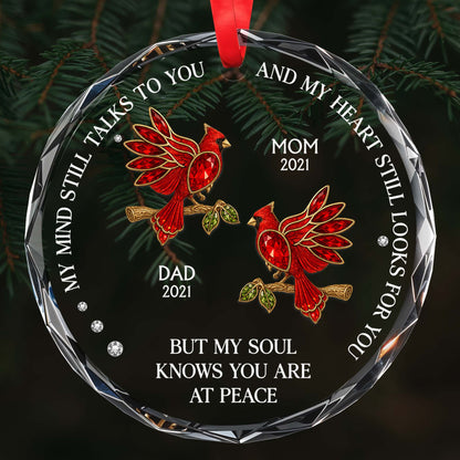 Mon esprit te parle encore - Décoration en verre personnalisée en forme de cercle - HME244_CGOR 