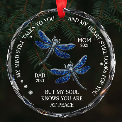 Mon esprit te parle encore - Décoration en verre personnalisée en forme de cercle - HME244_CGOR 