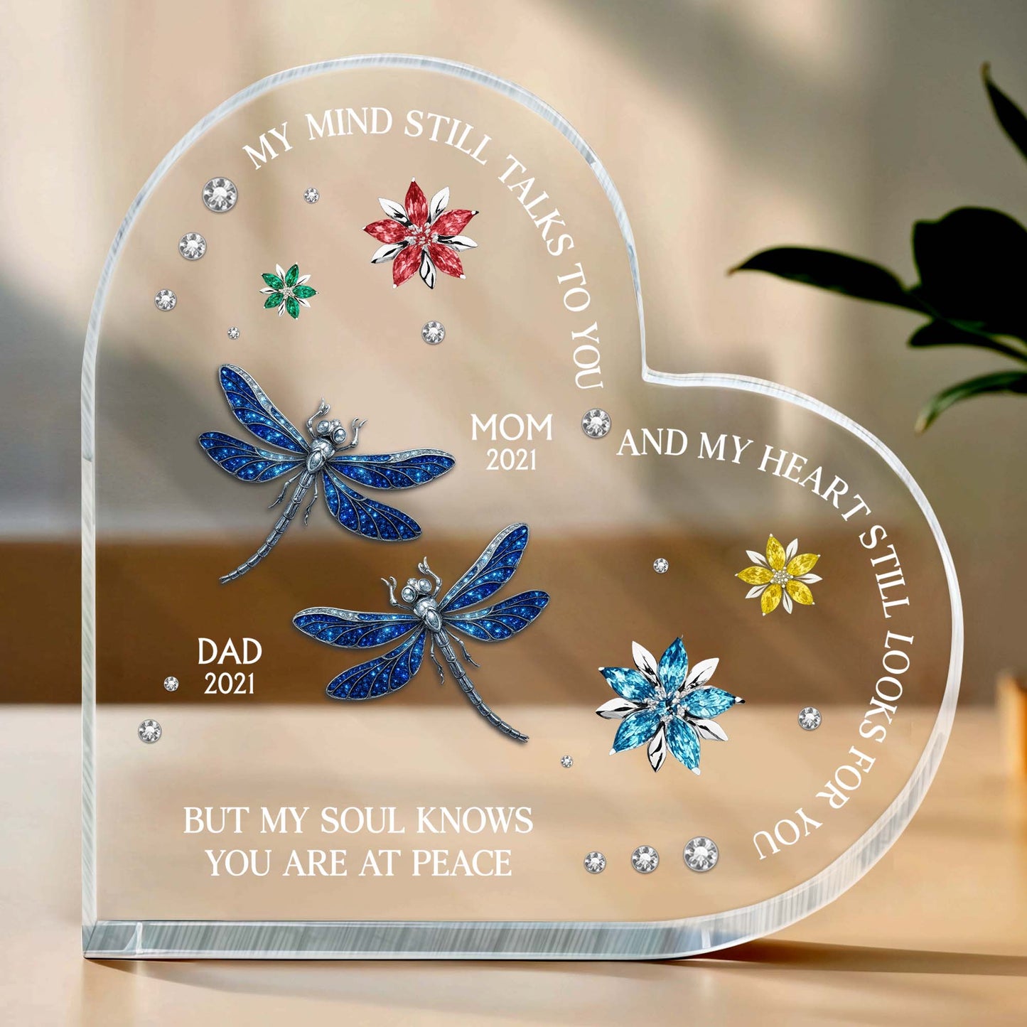 My Mind Still Talks To You, Heart Still Looks For You, Dragonfly and Flower