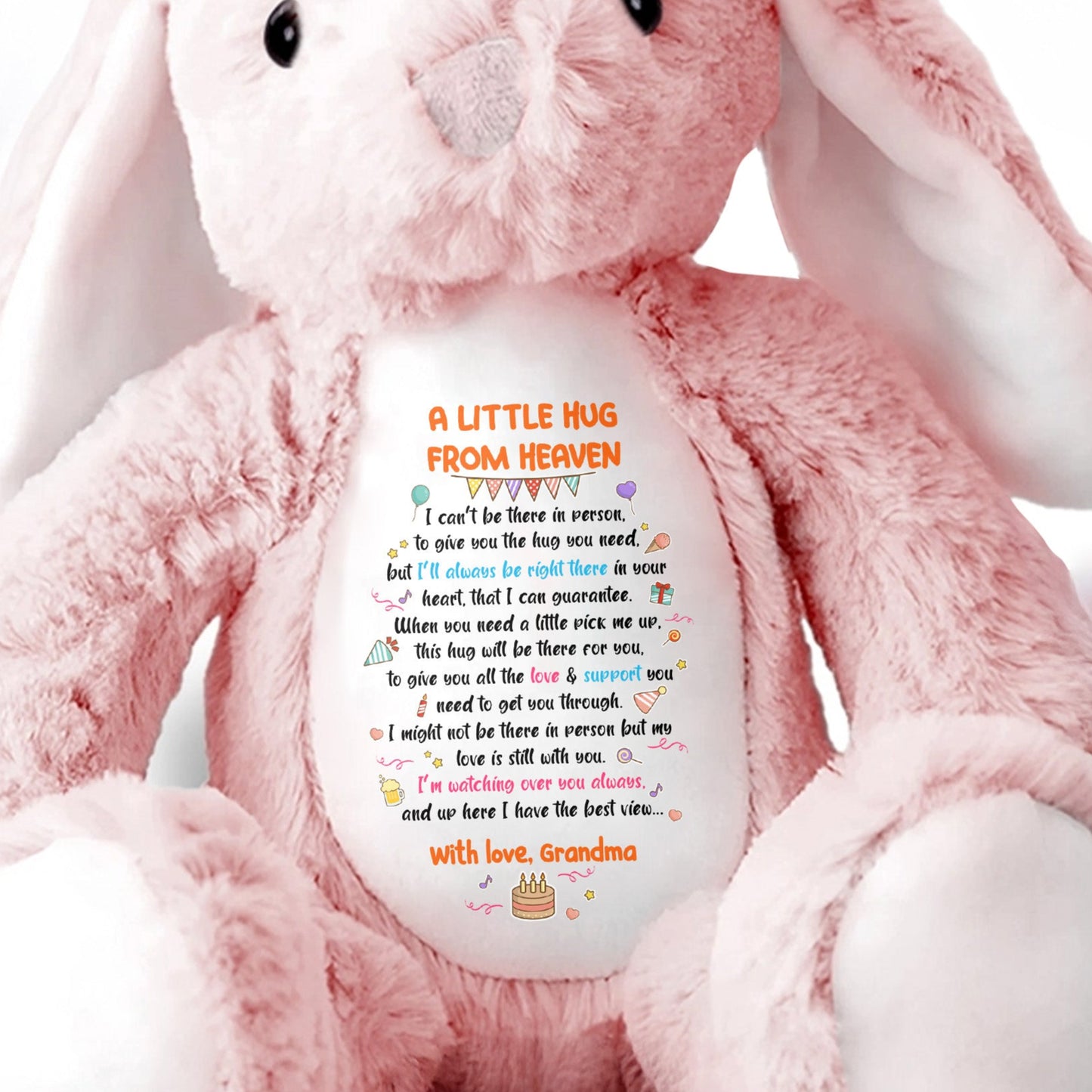 A Little Hug From Heaven Plush Bunny