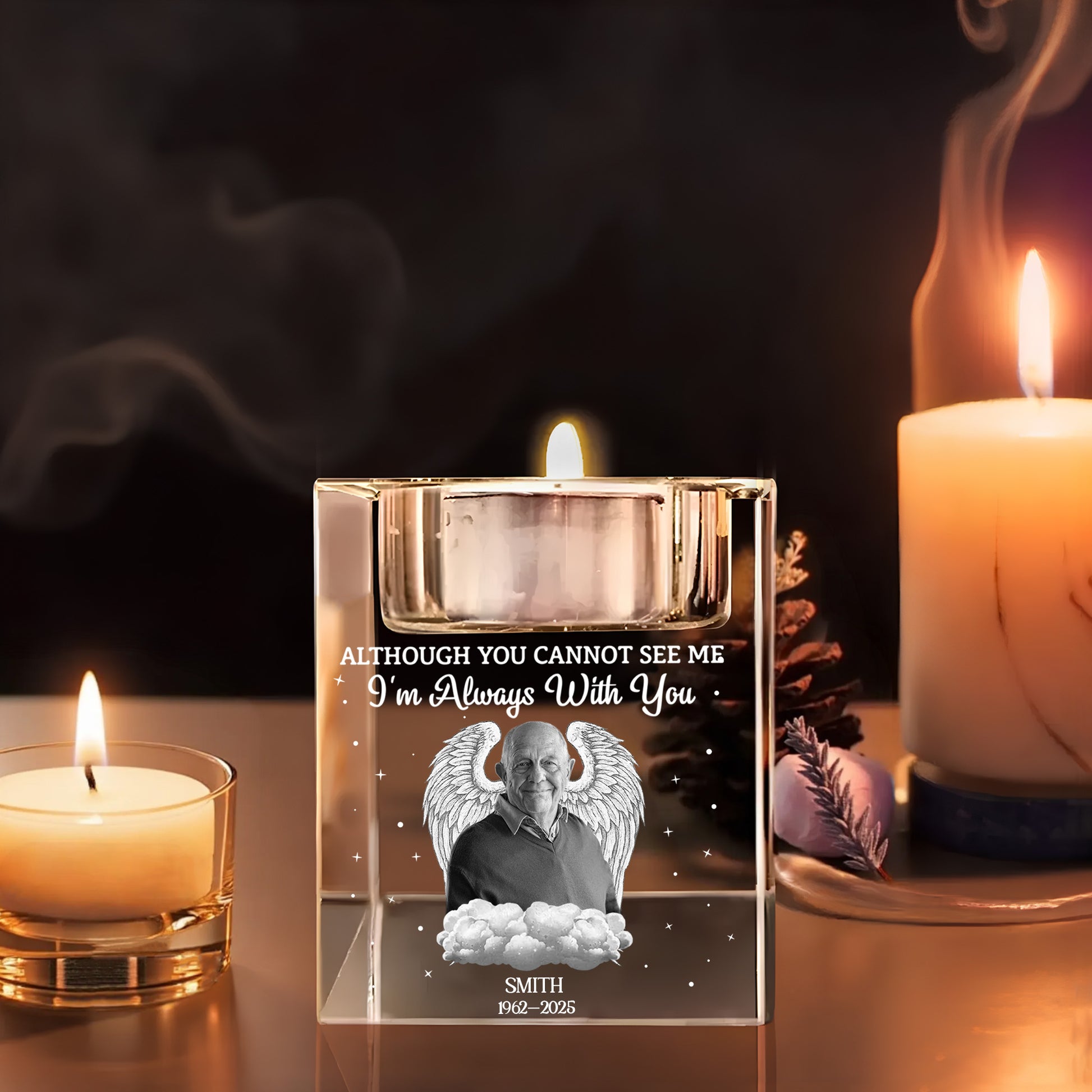 Although You Cannot See Me, Angel Wings and Clouds