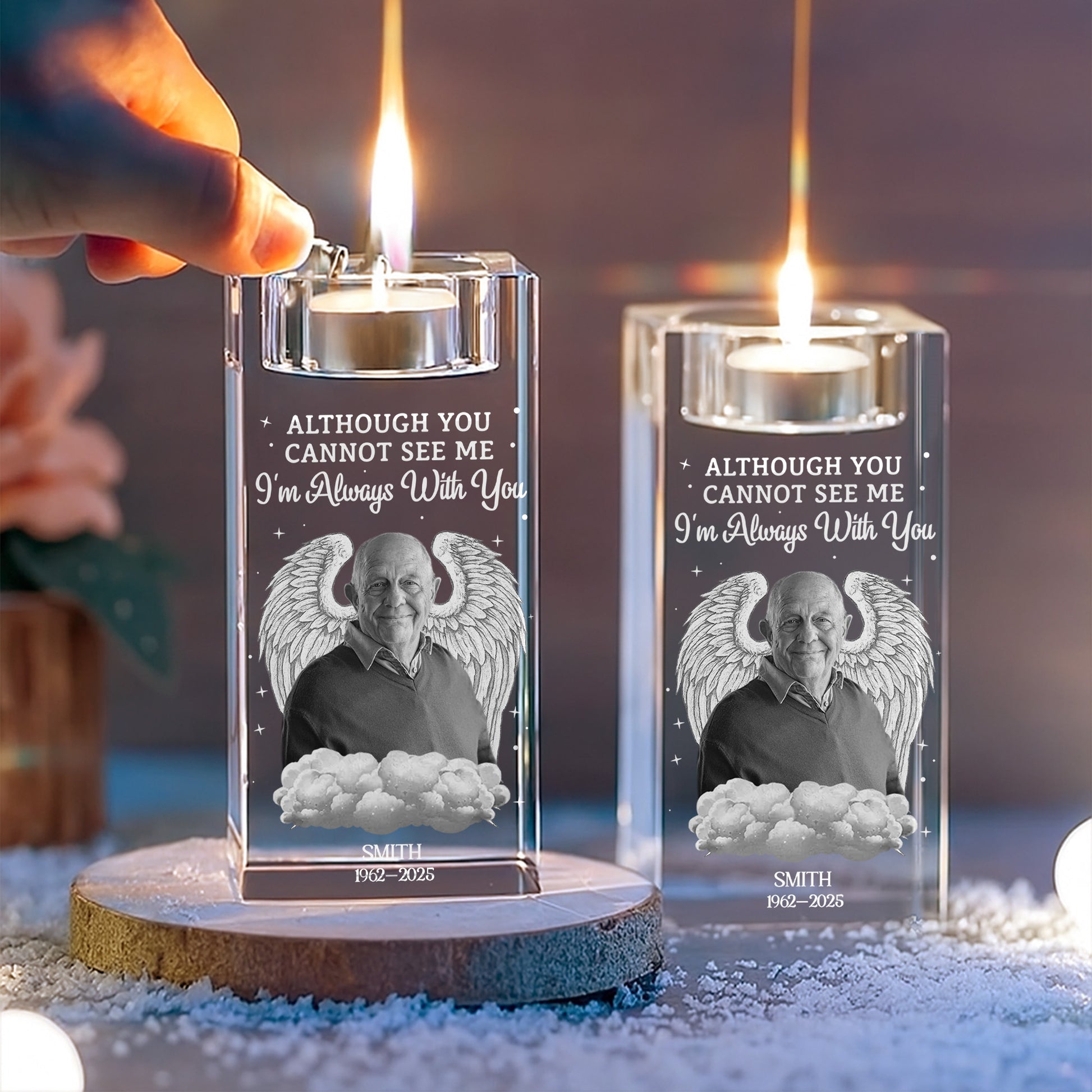 Although You Cannot See Me, Angel Wings and Clouds