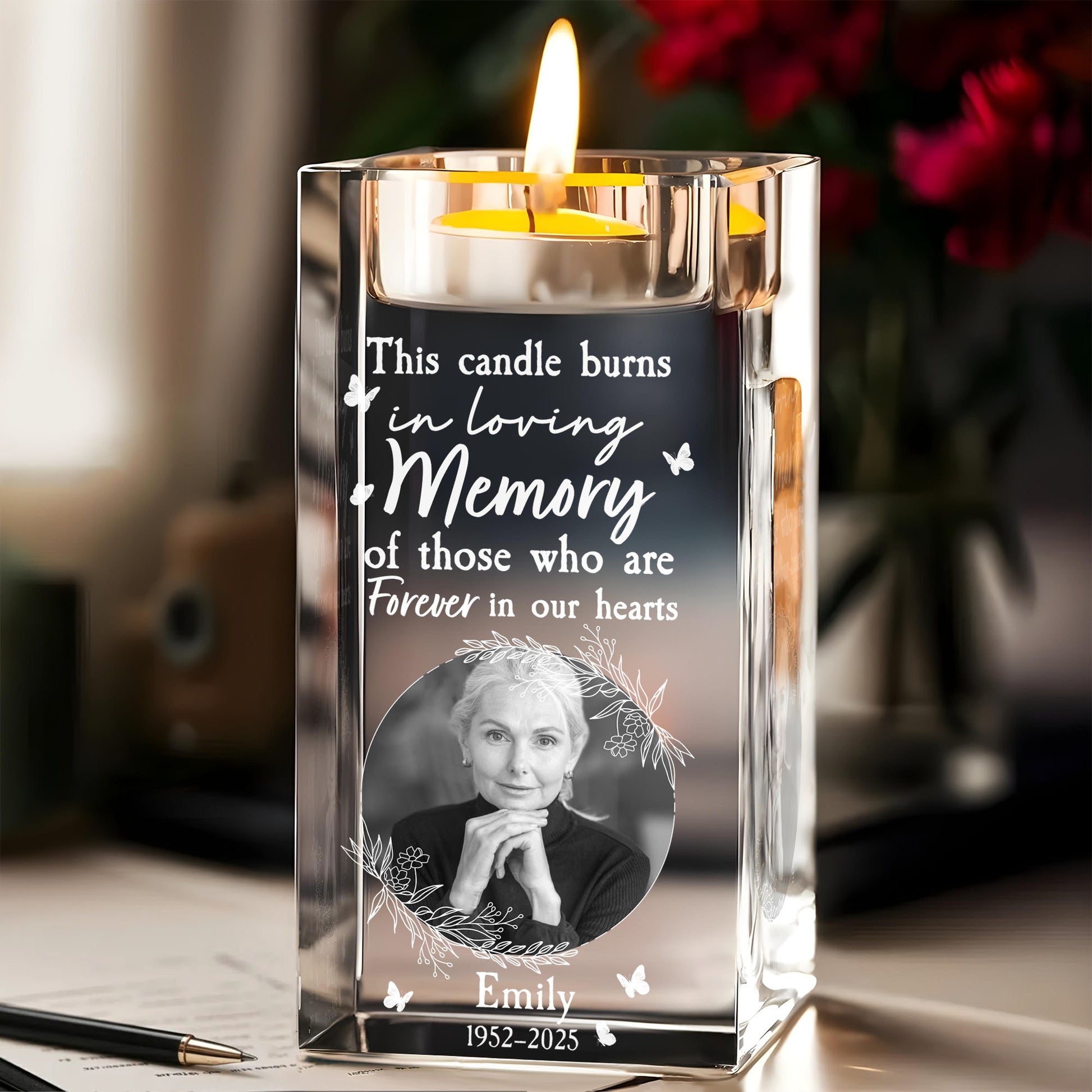 In Loving Memory Candle, Forever In Our Hearts
