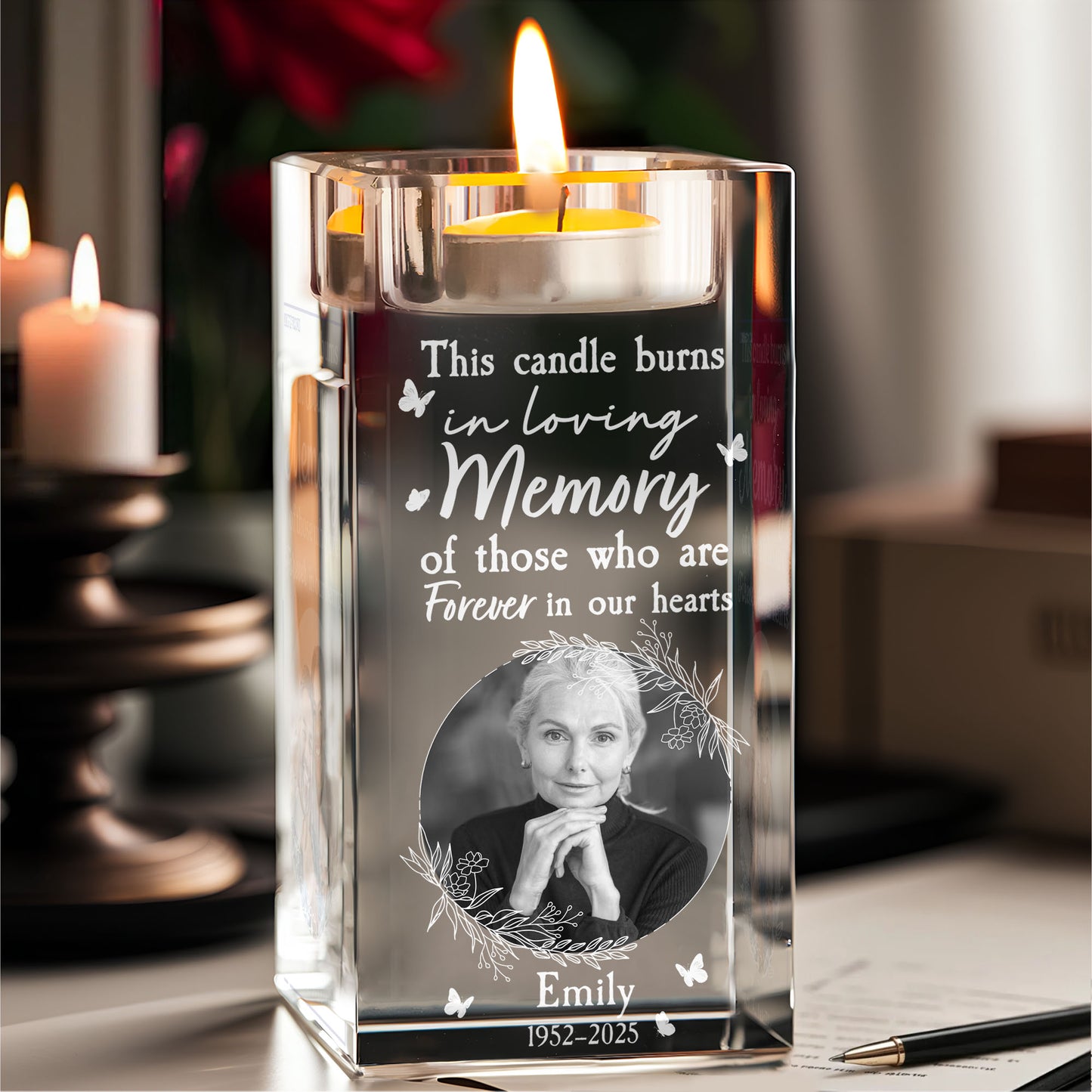 In Loving Memory Candle, Forever In Our Hearts