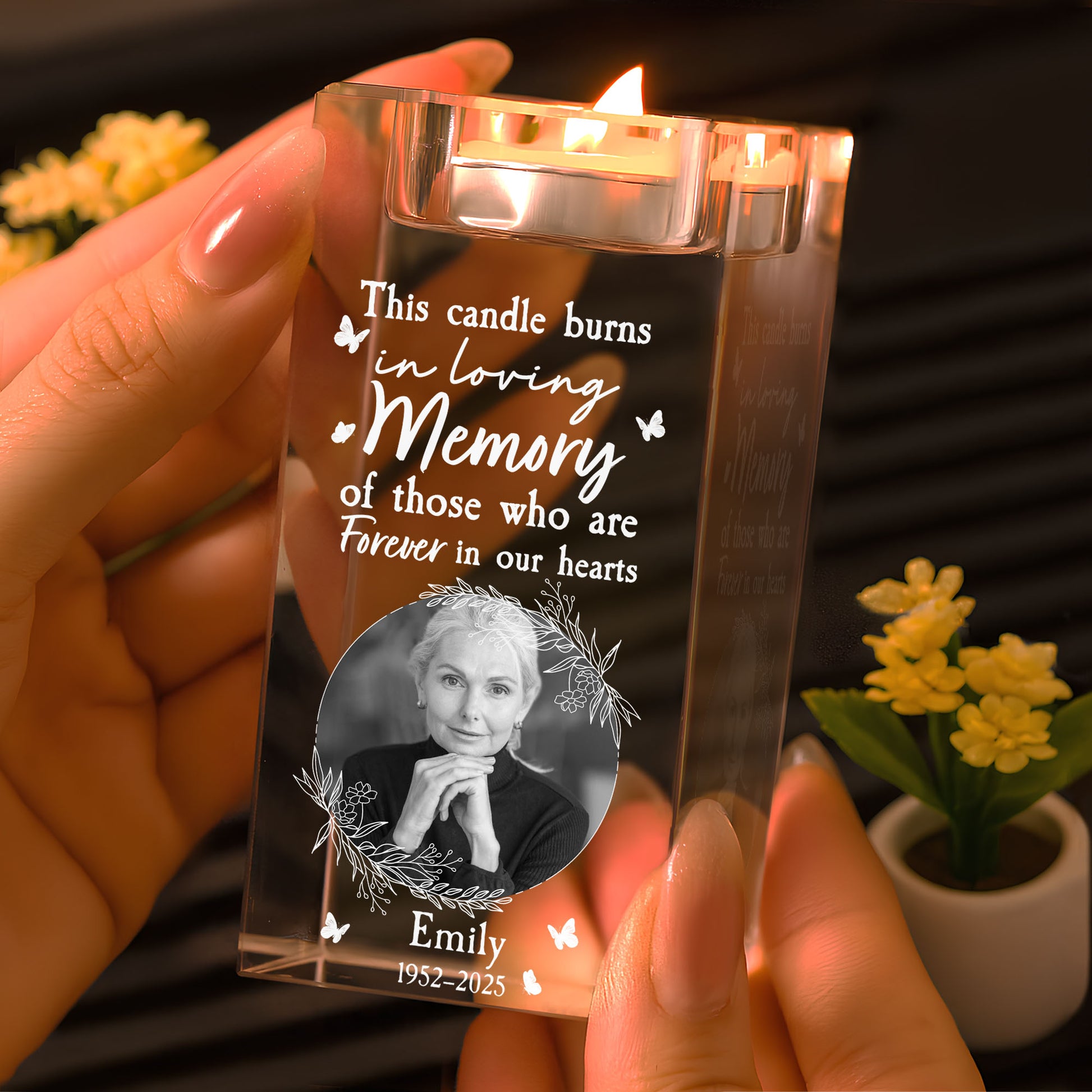 In Loving Memory Candle, Forever In Our Hearts