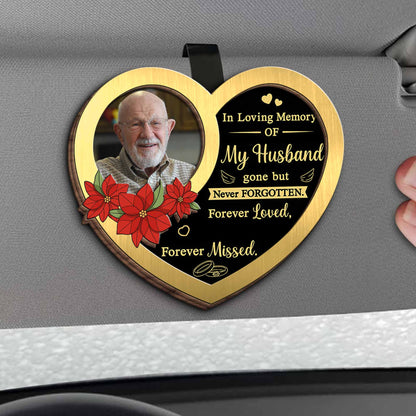 In Loving Memory Of My Husband, Heart Shaped Flowers