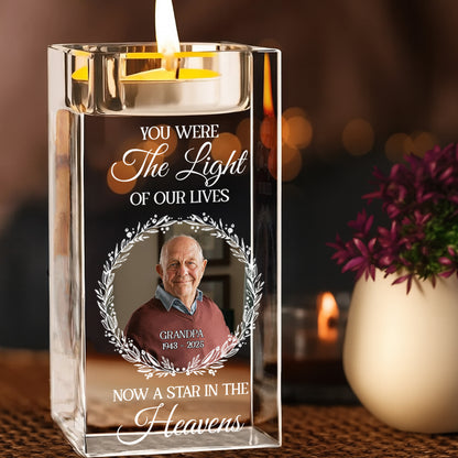 You Were The Light Of Our Lives, Now A Star In The Heavens, Wreath and Stars