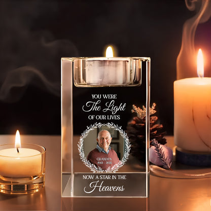 You Were The Light Of Our Lives, Now A Star In The Heavens, Wreath and Stars