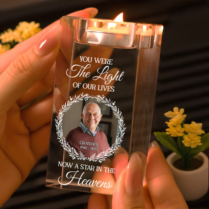 You Were The Light Of Our Lives, Now A Star In The Heavens, Wreath and Stars