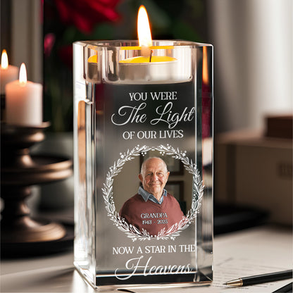 You Were The Light Of Our Lives, Now A Star In The Heavens, Wreath and Stars