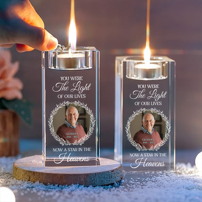 You Were The Light Of Our Lives, Now A Star In The Heavens, Wreath and Stars