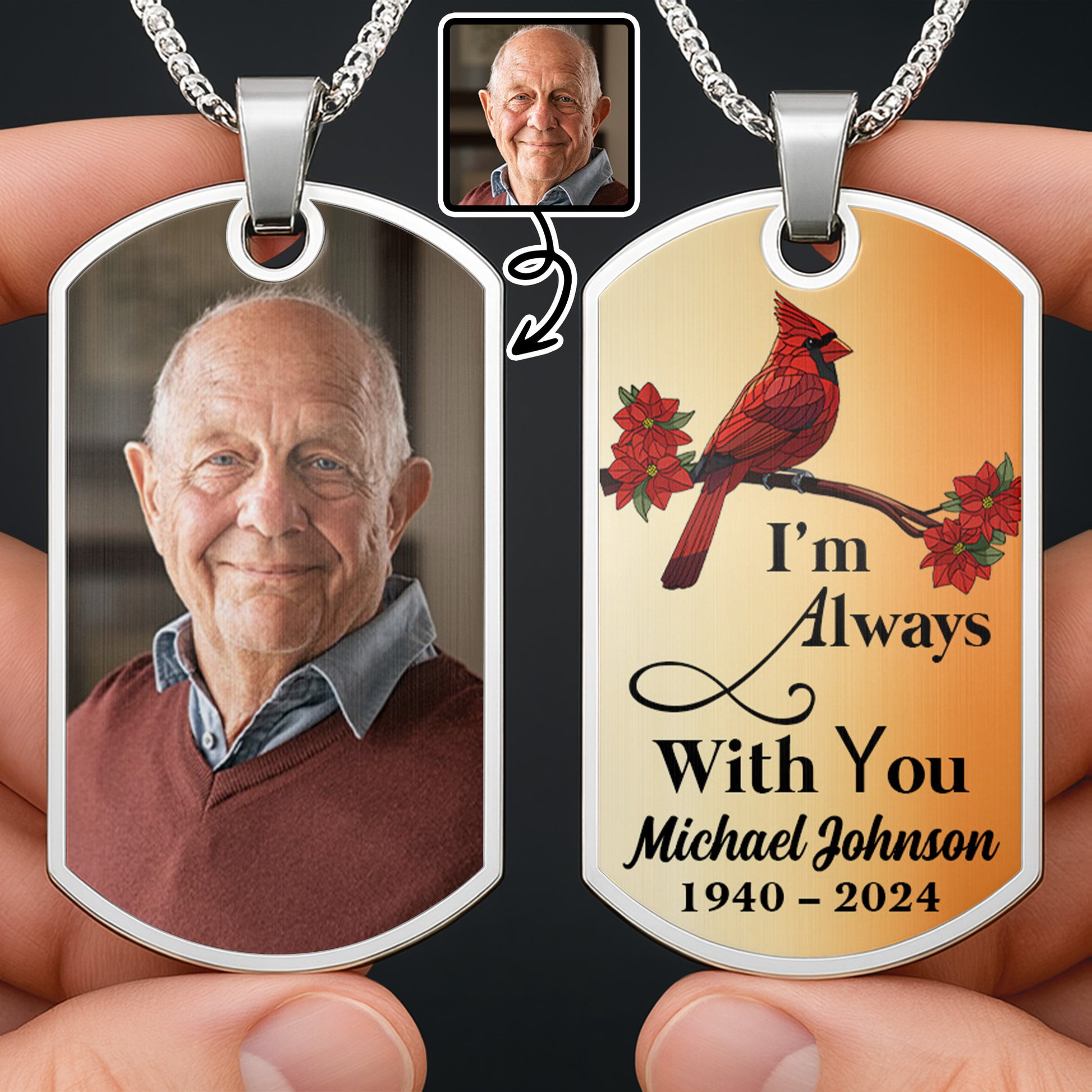 I'm Always With You, Bird And Flowers Design